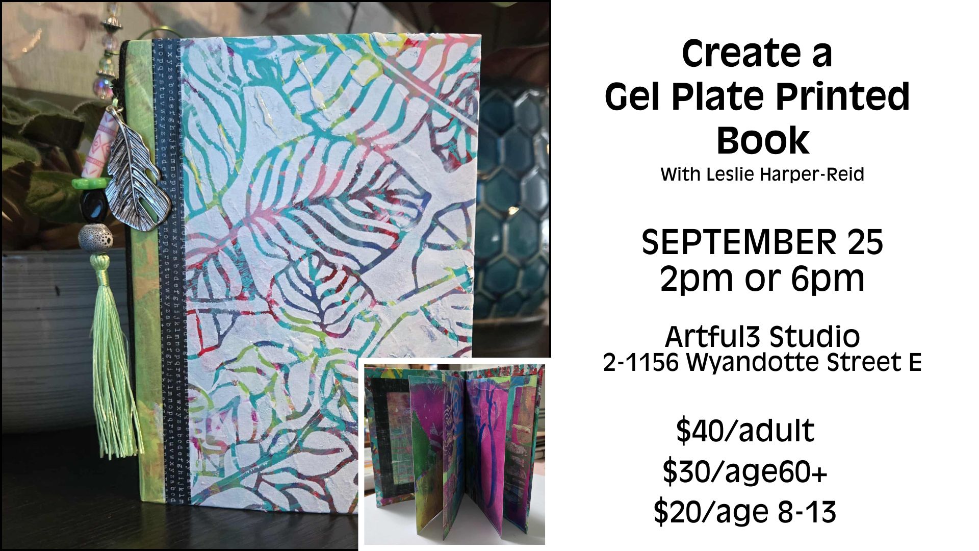 Gel Plate Printed Book